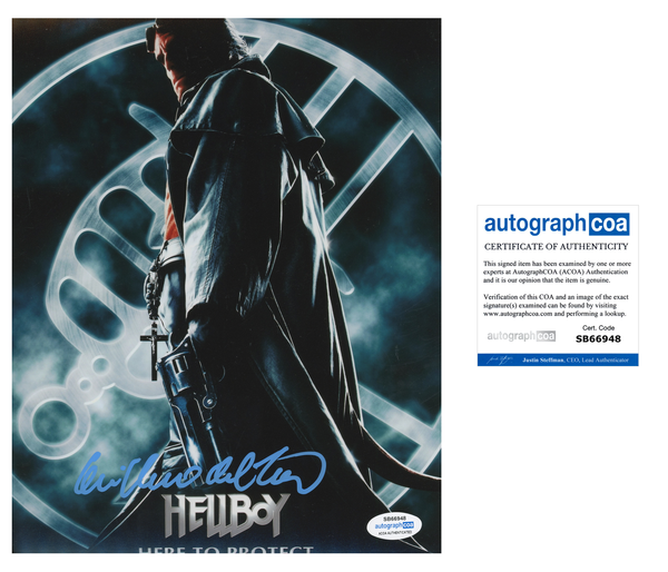 Guillermo Del Toro Hellboy Signed Autograph 8x10 Photo ACOA