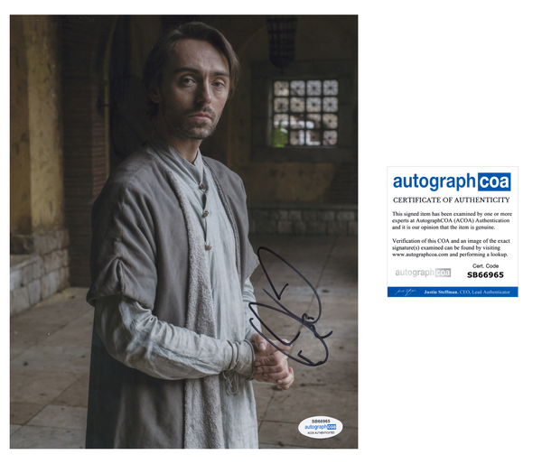 David Dawson Last Kingdom Signed Autograph 8x10 Photo ACOA