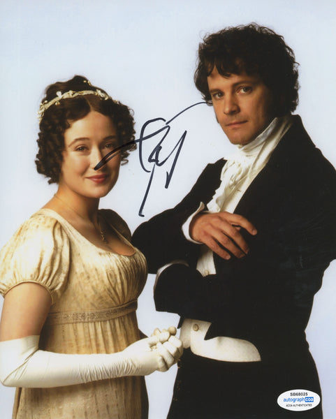 Colin Firth Pride and Prejudice Signed Autograph 8x10 Photo ACOA