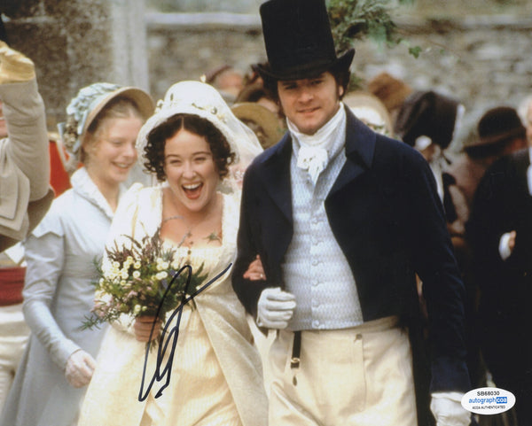 Colin Firth Pride and Prejudice Signed Autograph 8x10 Photo ACOA