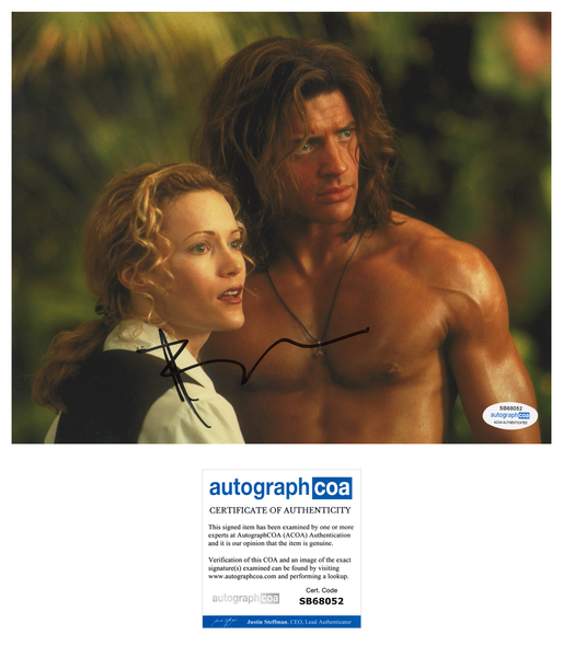 Brendan Fraser George of the Jungle Signed Autograph 8x10 Photo ACOA