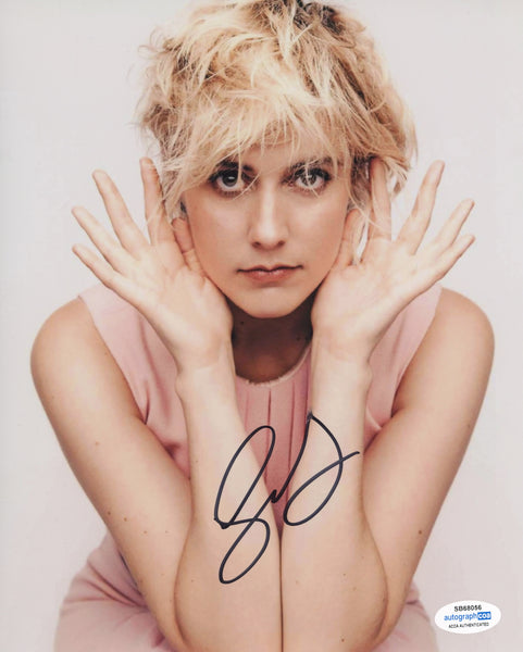 Greta Gerwig Sexy Signed Autograph 8x10 Photo ACOA