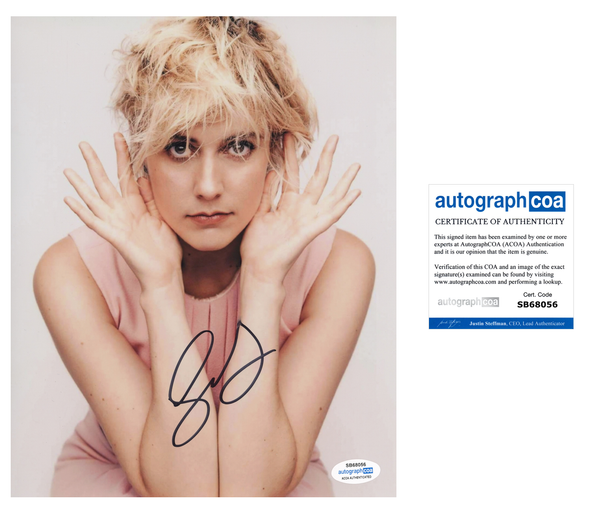 Greta Gerwig Sexy Signed Autograph 8x10 Photo ACOA