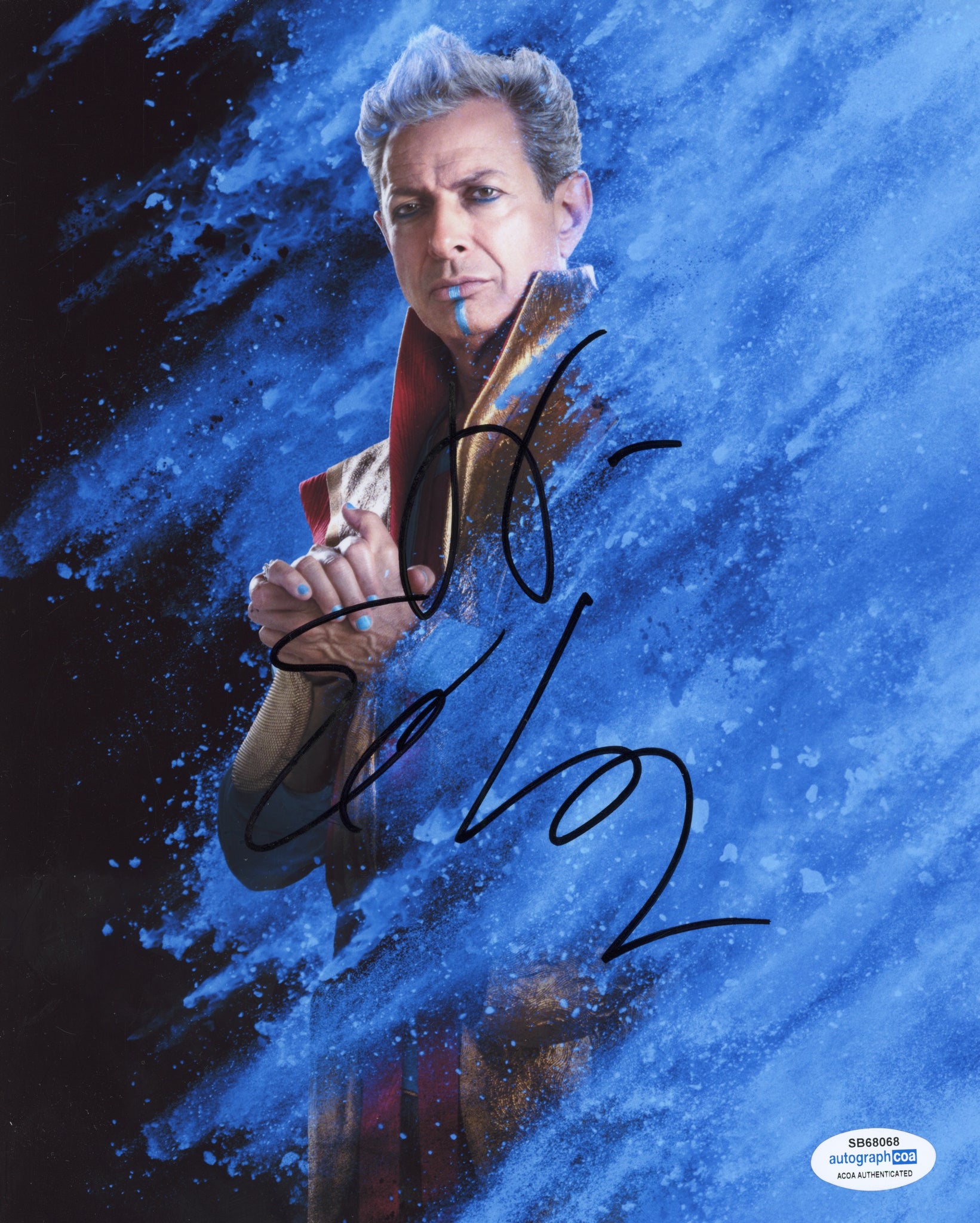 Jeff Goldblum Thor Signed Autograph 8x10 Photo ACOA