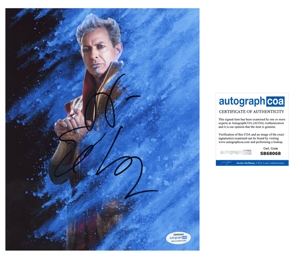 Jeff Goldblum Thor Signed Autograph 8x10 Photo ACOA