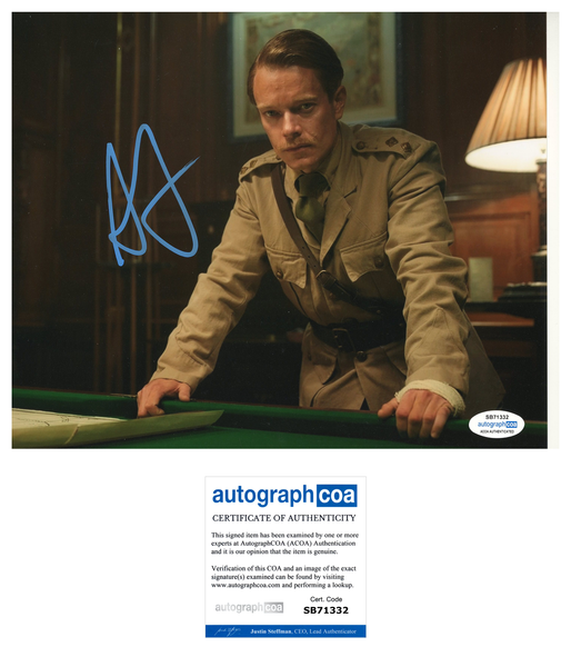 Alfie Allen SAS Rogue Signed Autograph 8x10 Photo ACOA