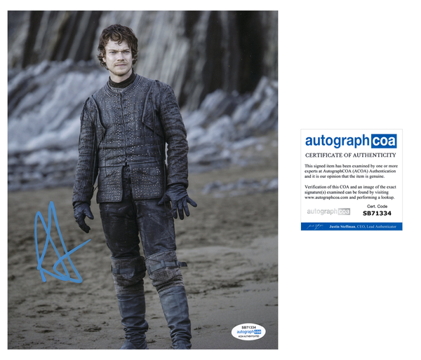 Alfie Allen Game of Thrones Signed Autograph 8x10 Photo ACOA