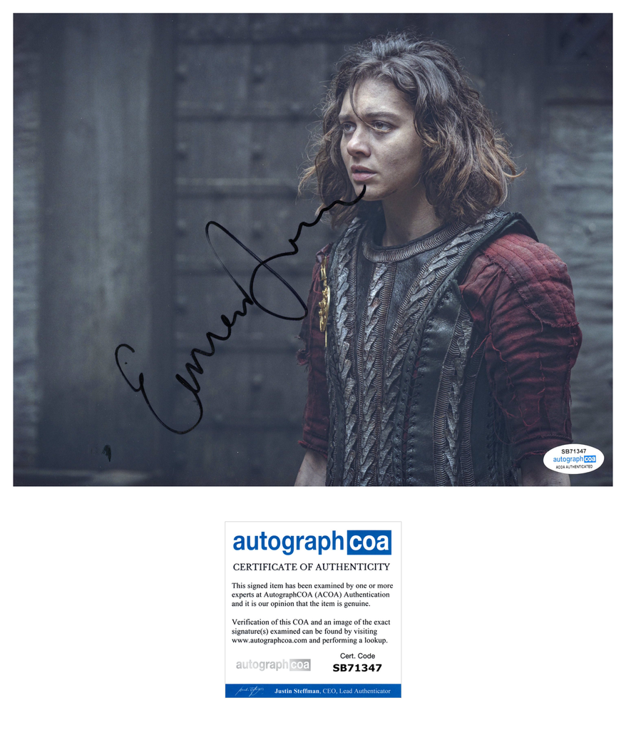 Emma Appleton The Witcher Signed Autograph 8x10 Photo ACOA Outlaw emma-appleton-the-witcher-signed-autograph-8x10-photo-acoa-outlaw