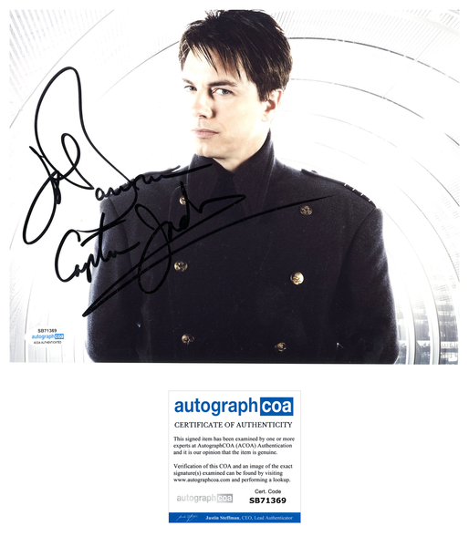 John Barrowman Torchwood Signed Autograph 8x10 Photo ACOA