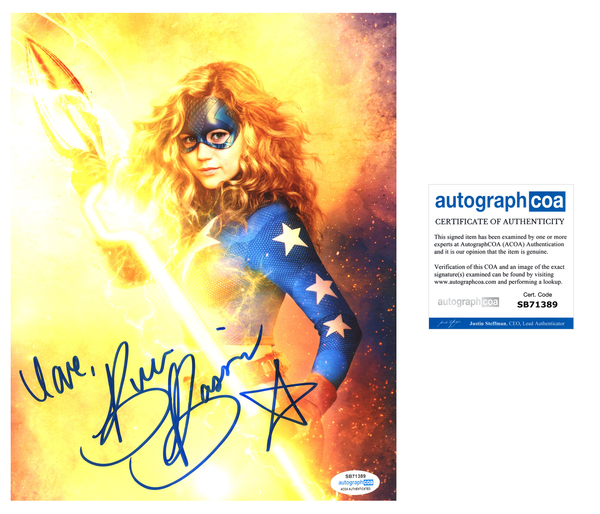 Brec Bassinger Stargirl Signed Autograph 8x10 Photo ACOA