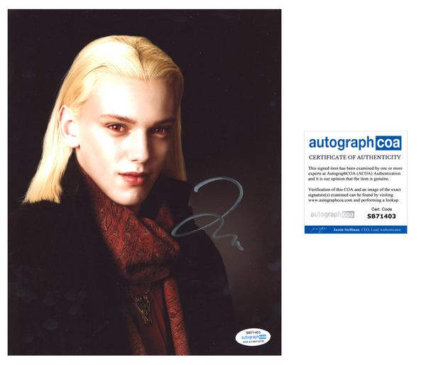 Jamie Campbell Bower Twilight Signed Autograph 8x10 Photo ACOA