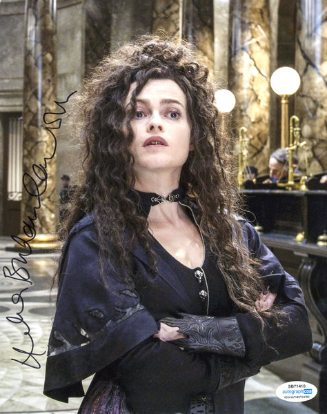 Helena Bonham Carter Harry Potter Signed Autograph 8x10 Photo ACOA
