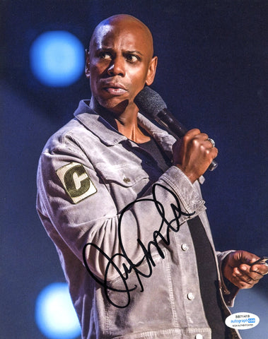 Dave Chappelle Signed Autograph 8x10 Photo ACOA