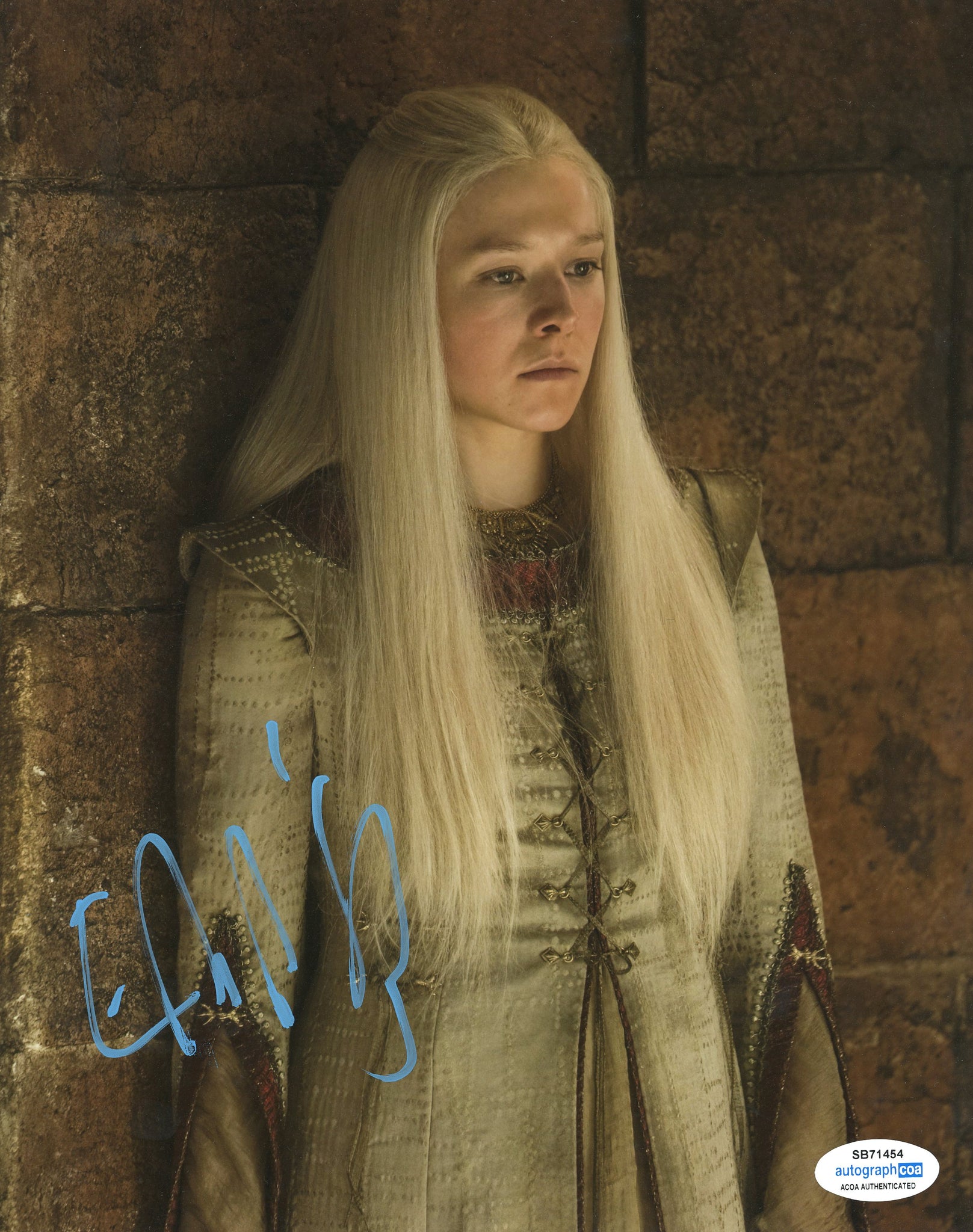 Emma D'Arcy House of the Dragon Signed Autograph 8x10 PHoto ACOA