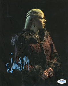 Emma D'Arcy House of the Dragon Signed Autograph 8x10 PHoto ACOA