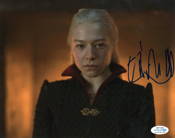 Emma D'Arcy House of the Dragon Signed Autograph 8x10 PHoto ACOA