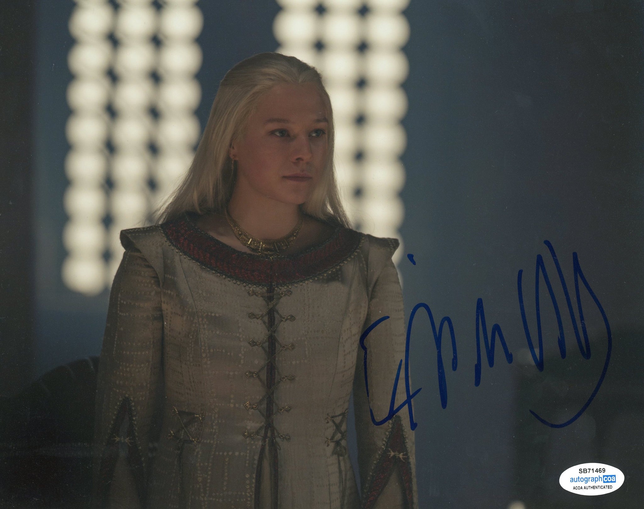 Emma D'Arcy House of the Dragon Signed Autograph 8x10 Photo ACOA