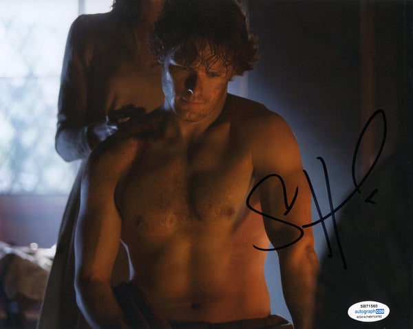 Sam Heughan Outlander Signed Autograph 8x10 Photo ACOA