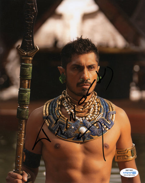 Tenoch Huerta Black Panther Signed Autograph 8x10 Photo ACOA