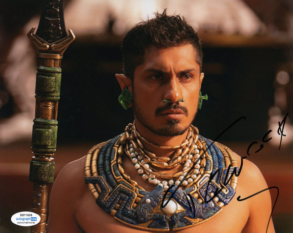 Tenoch Huerta Black Panther Signed Autograph 8x10 Photo ACOA