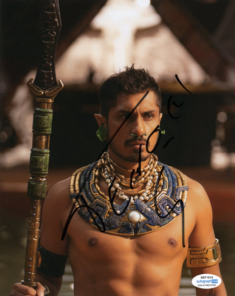 Tenoch Huerta Black Panther Signed Autograph 8x10 Photo ACOA