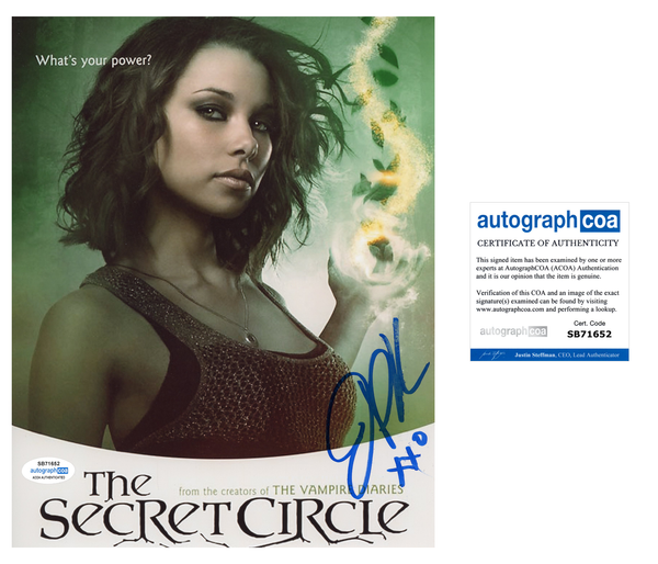 Jessica Parker Kennedy Secret Circle Signed Autograph 8x10 Photo ACOA