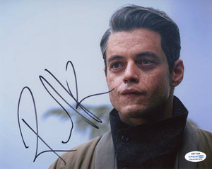 Rami Malek No Time to Die Bond Signed Autograph 8x10 Photo ACOA