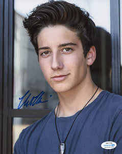 Milo Manheim Zombies Signed Autograph 8x10 Photo ACOA