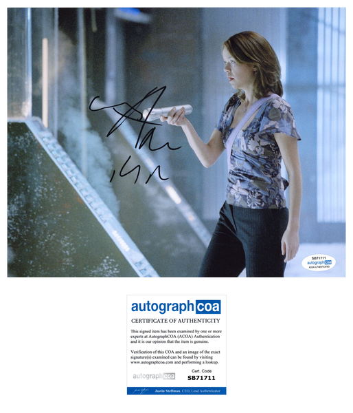 Anna Maxwell Martin Doctor Who Signed Autograph 8x10 Photo ACOA