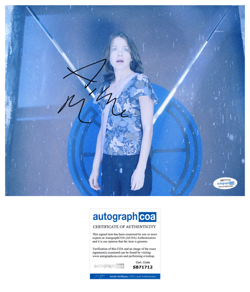 Anna Maxwell Martin Doctor Who Signed Autograph 8x10 Photo ACOA