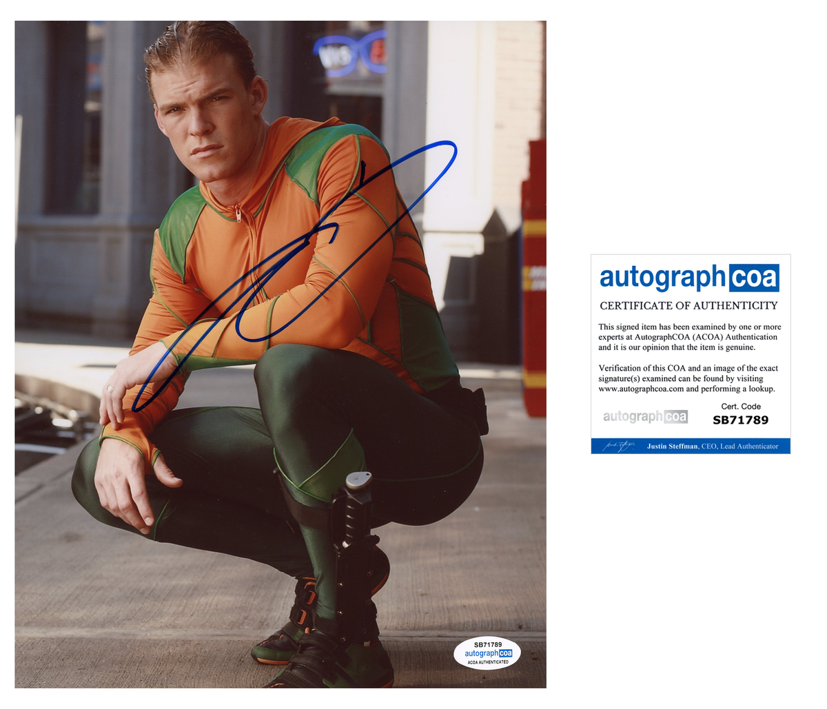 Alan Ritchson Smallville Signed Autograph 8x10 Photo ACOA | Outlaw ...