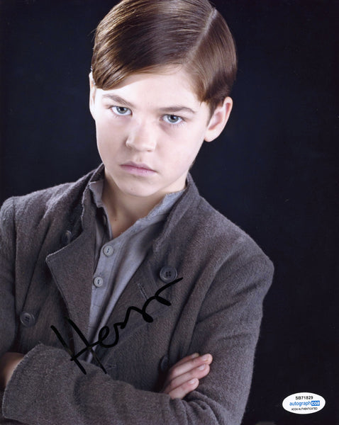 Hero Fiennes Tiffin Harry Potter Signed Autograph 8x10 Photo ACOA