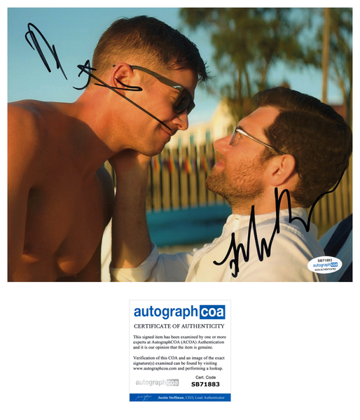 Luke Macfarlane Billy Eichner Bros Signed Autograph 8x10 photo ACOA