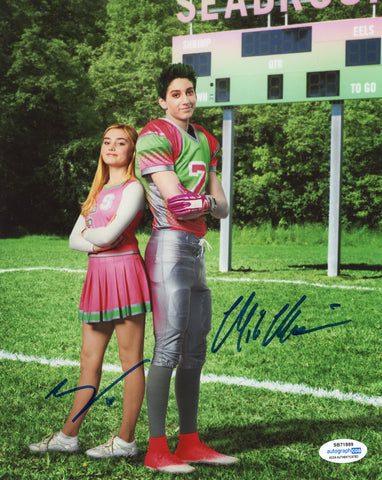 Meg Donnelly & Milo Manheim Zombies Signed Autograph 8x10 Photo ACOA