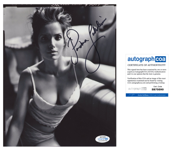 Padma Lakshmi Top Chef Sexy Signed Autograph 8x10 Photo ACOA