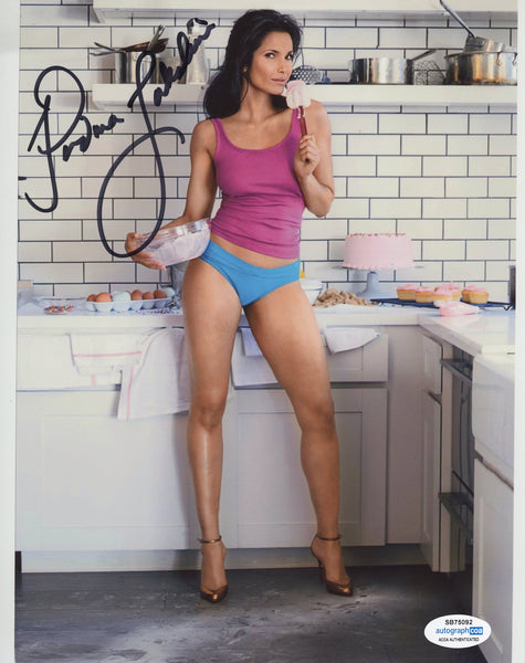 Padma Lakshmi Top Chef Sexy Signed Autograph 8x10 Photo ACOA