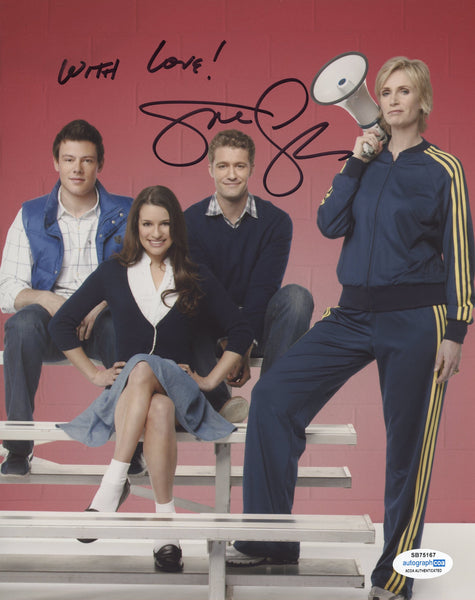 Jane Lynch Glee Signed Autograph 8x10 Photo ACOA