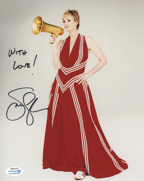 Jane Lynch Glee Signed Autograph 8x10 Photo ACOA