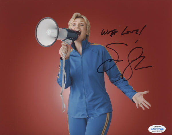 Jane Lynch Glee Signed Autograph 8x10 Photo ACOA