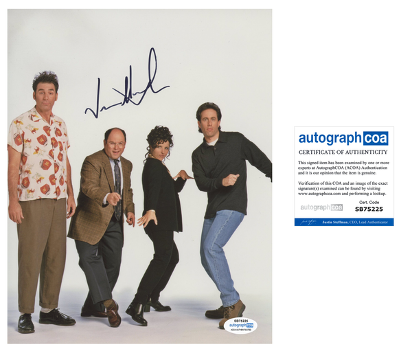 Jason Alexander Seinfeld Signed Autograph 8x10 Photo ACOA