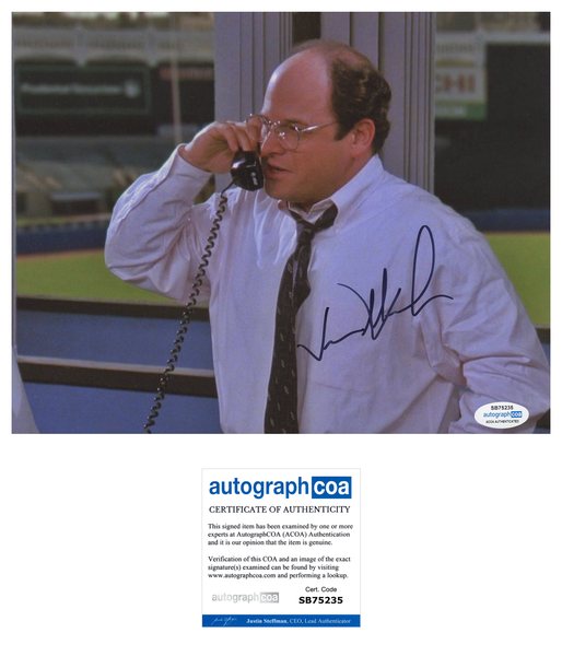 Jason Alexander Seinfeld Signed Autograph 8x10 Photo ACOA