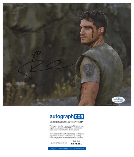 Robbie Amell Resident Evil Signed Autograph 8x10 Photo ACOA