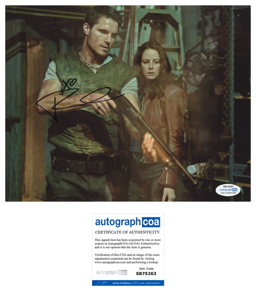 Robbie Amell Resident Evil Signed Autograph 8x10 Photo ACOA