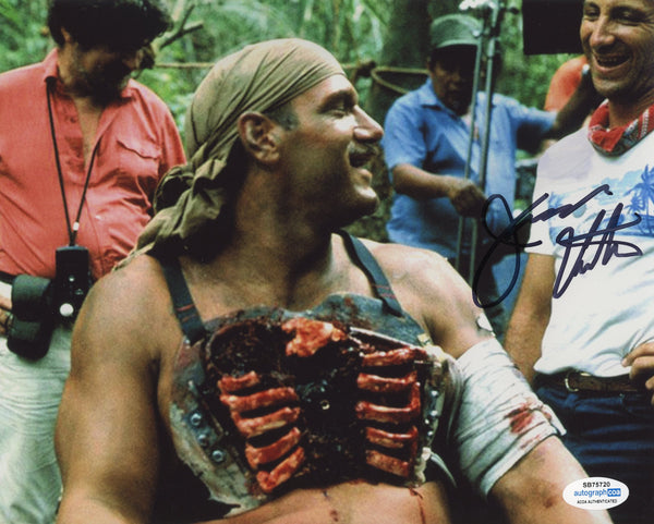 Jesse Ventura Predator Signed Autograph 8x10 Photo ACOA