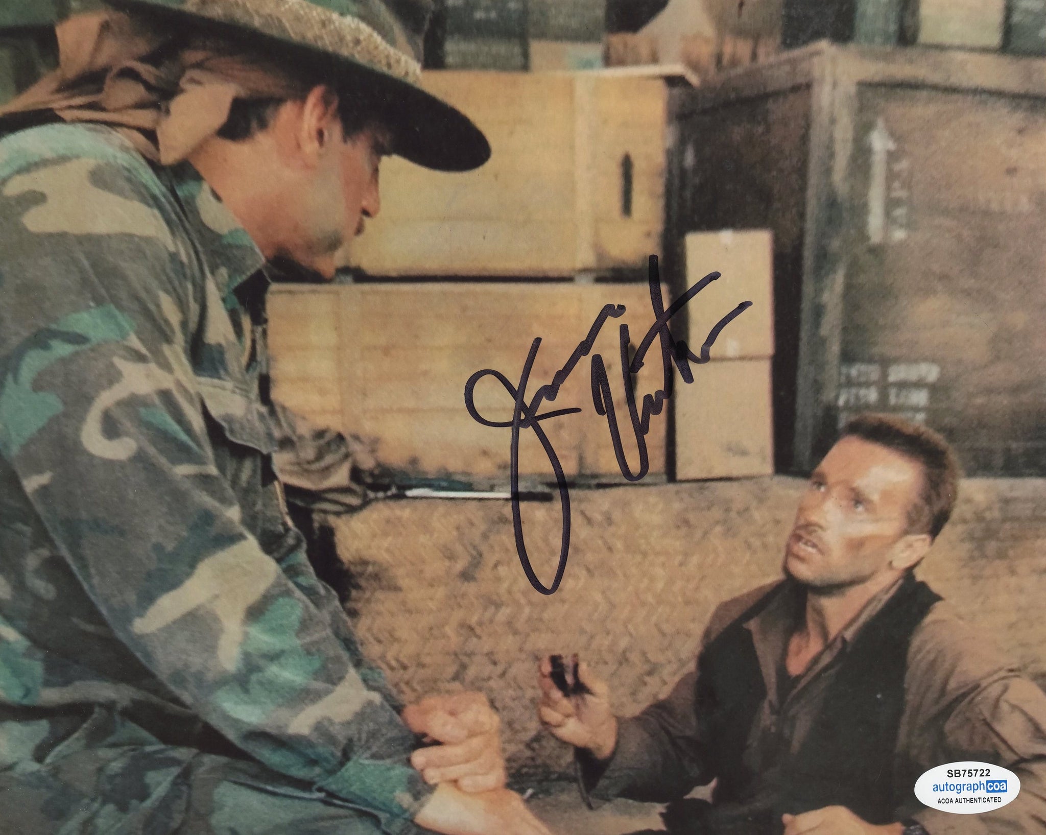 Jesse Ventura Predator Signed Autograph 8x10 Photo ACOA