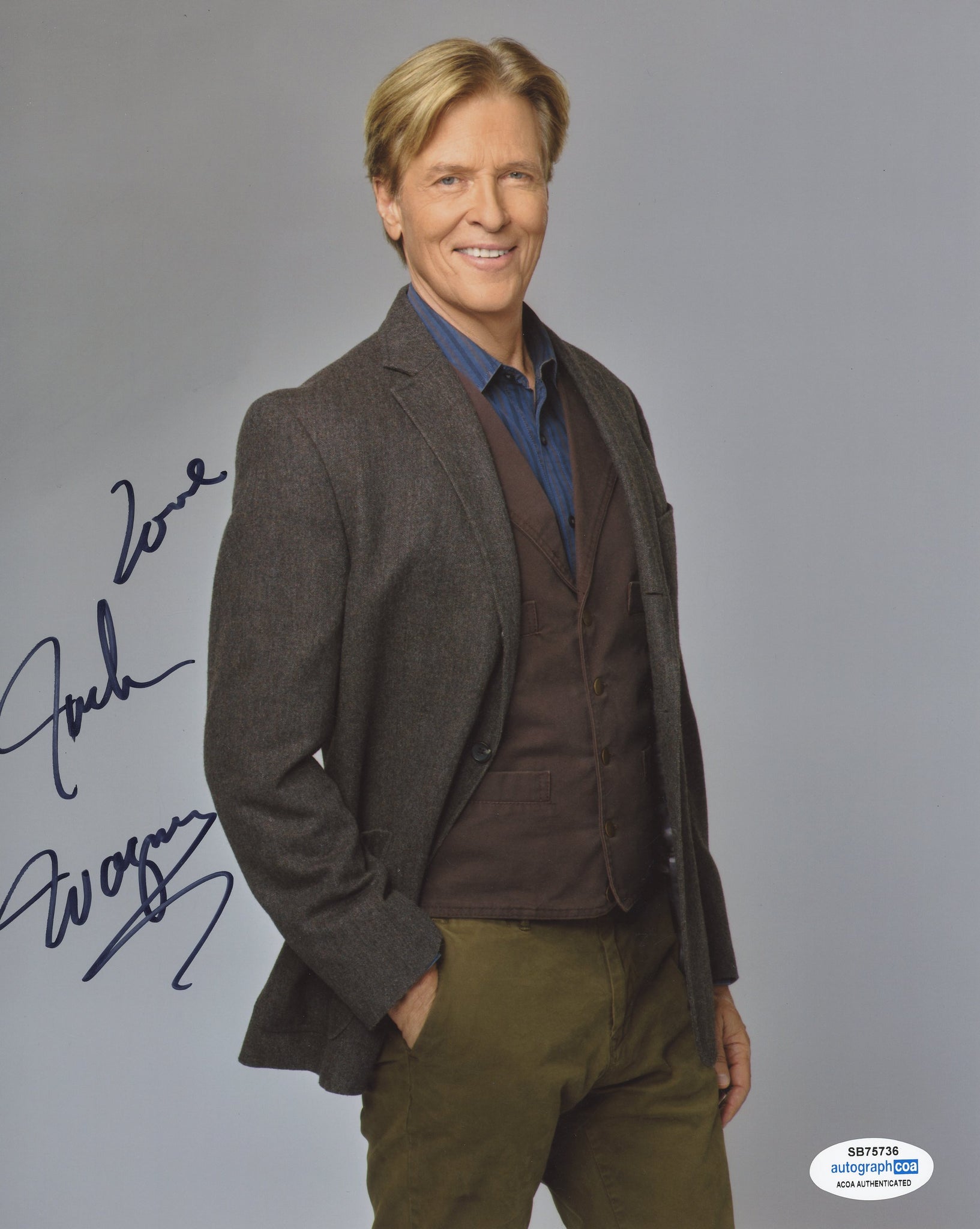 Jack Wagner When Calls The Heart Signed Autograph 8x10 Photo ACOA