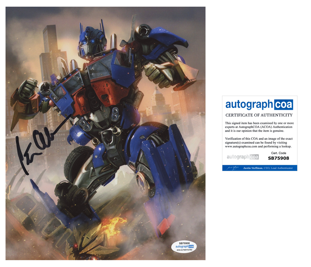 Peter Cullen Transformers Signed Autograph 8x10 Photo ACOA | Outlaw ...