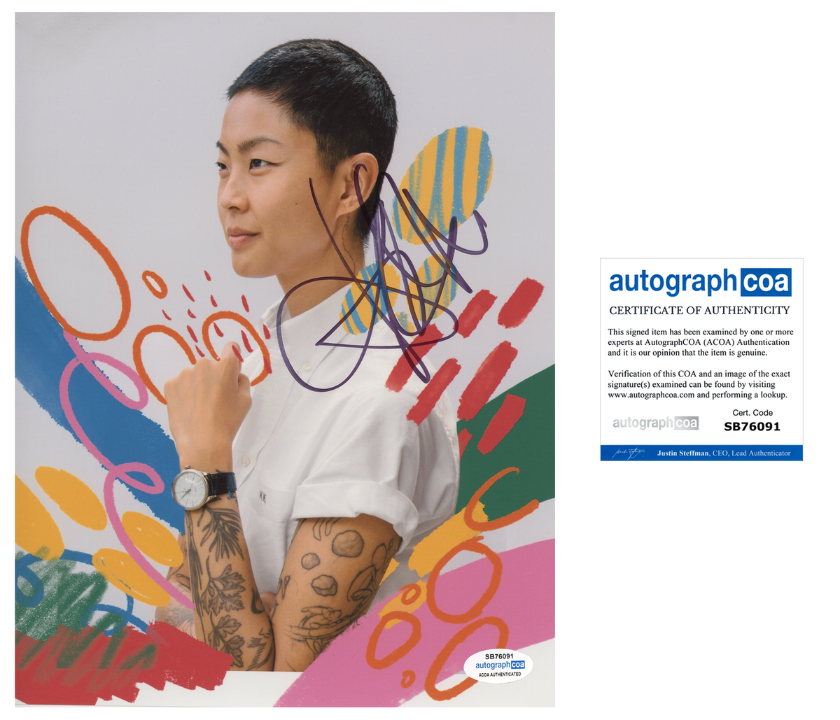 Kristen Kish Top Chef Signed Autograph 8x10 Photo ACOA | Outlaw Hobbies ...