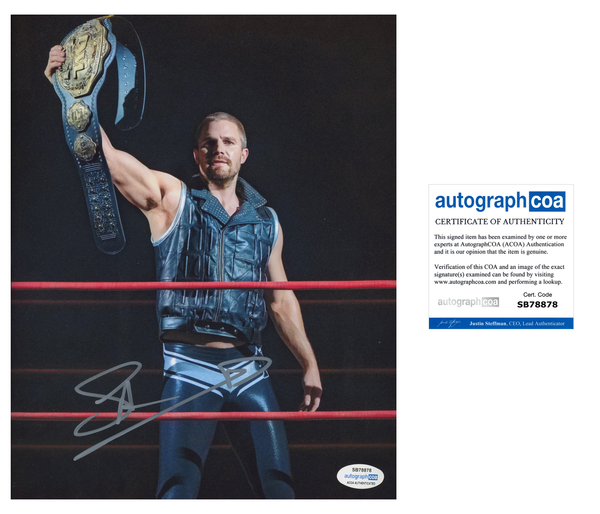 Stephen Amell Heels Signed Autograph 8x10 photo ACOA