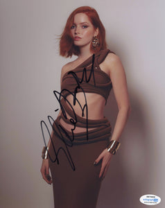 Ellie Bamber Willow Signed Autograph 8x10 Photo ACOA